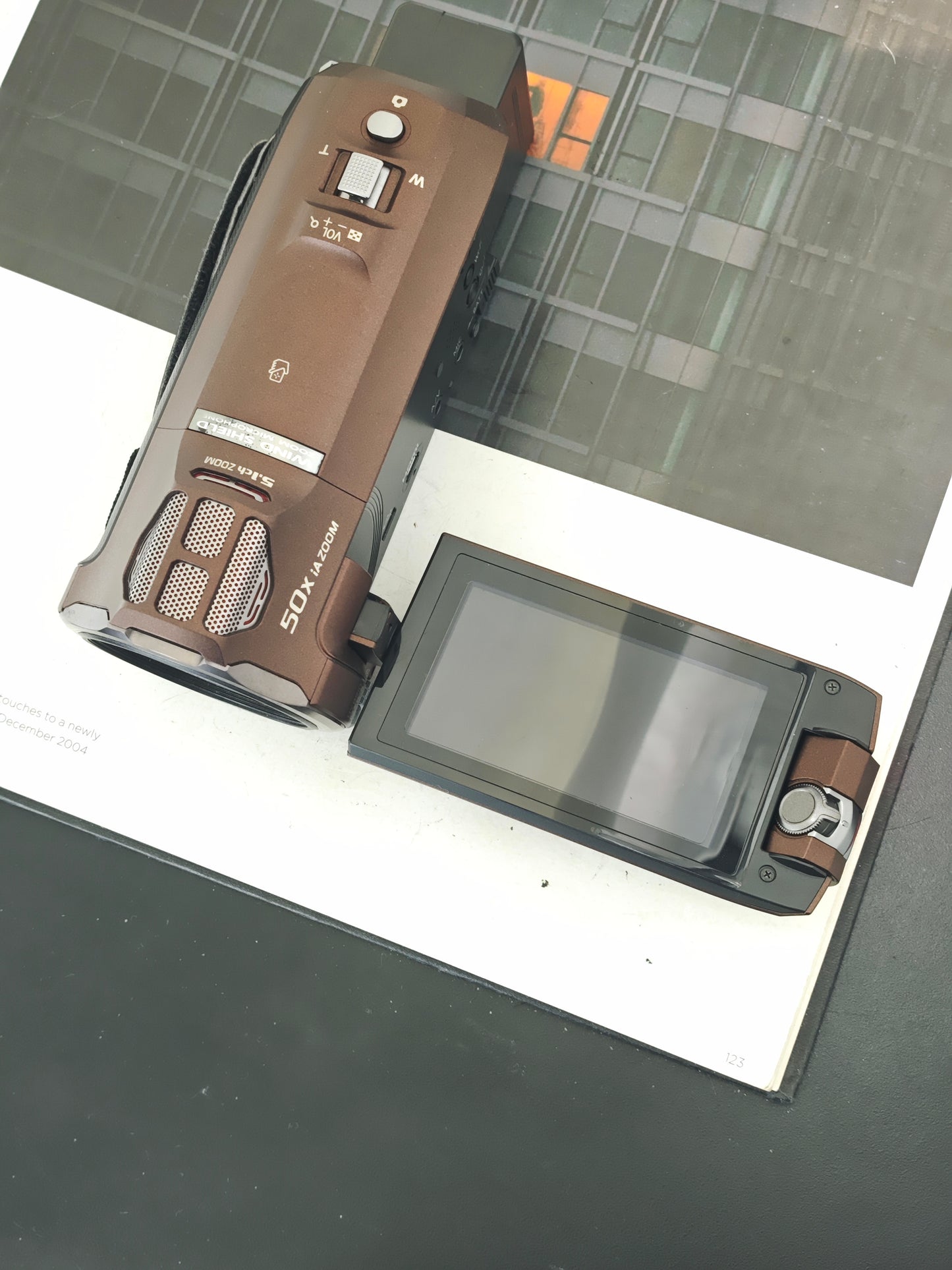 Used Panasonic HC-W870M HD brown Camcorder