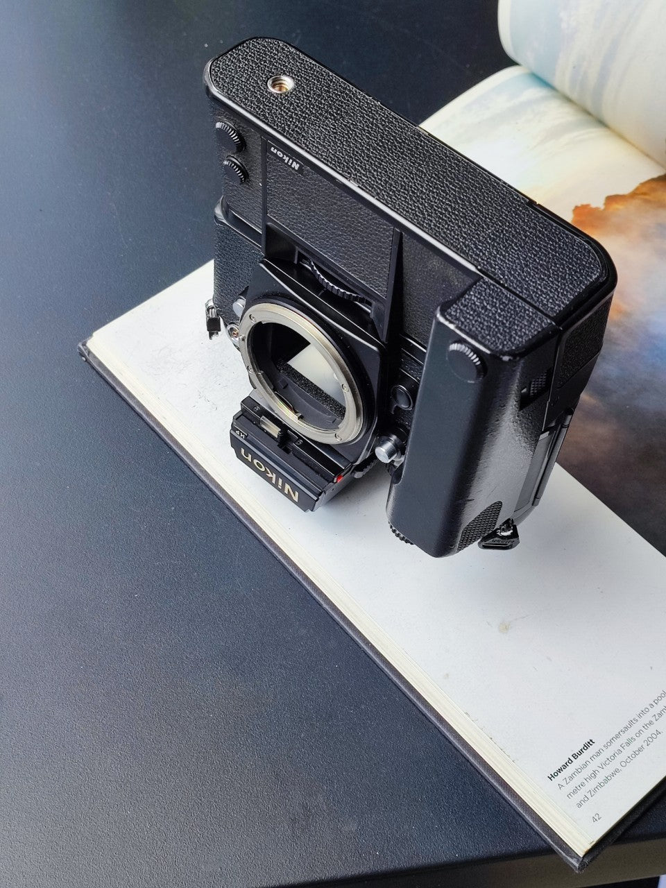 Nikon F3HP with MD-4