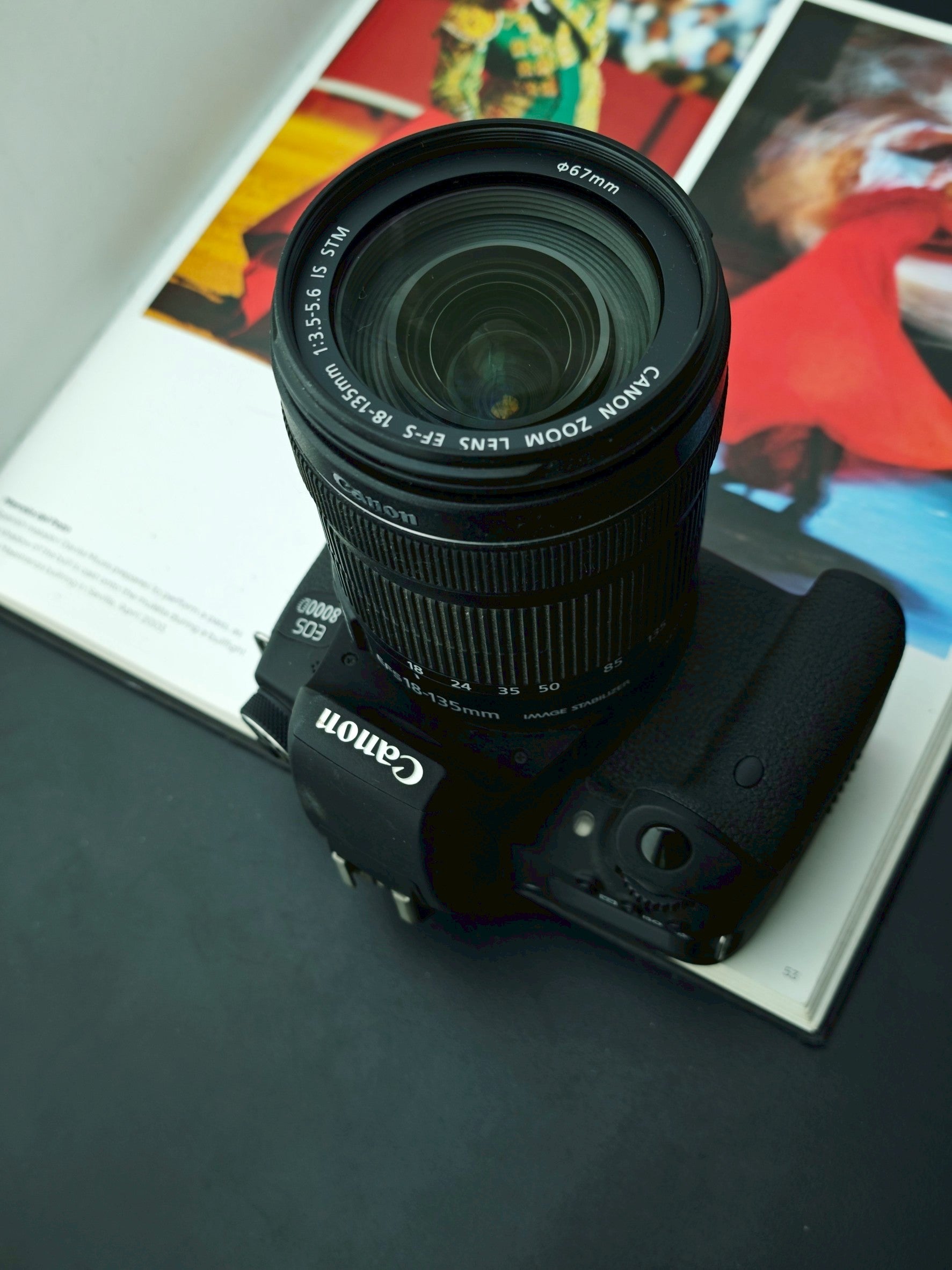 Used Canon EOS 8000D with EF-S 18-135mm IS STM [No