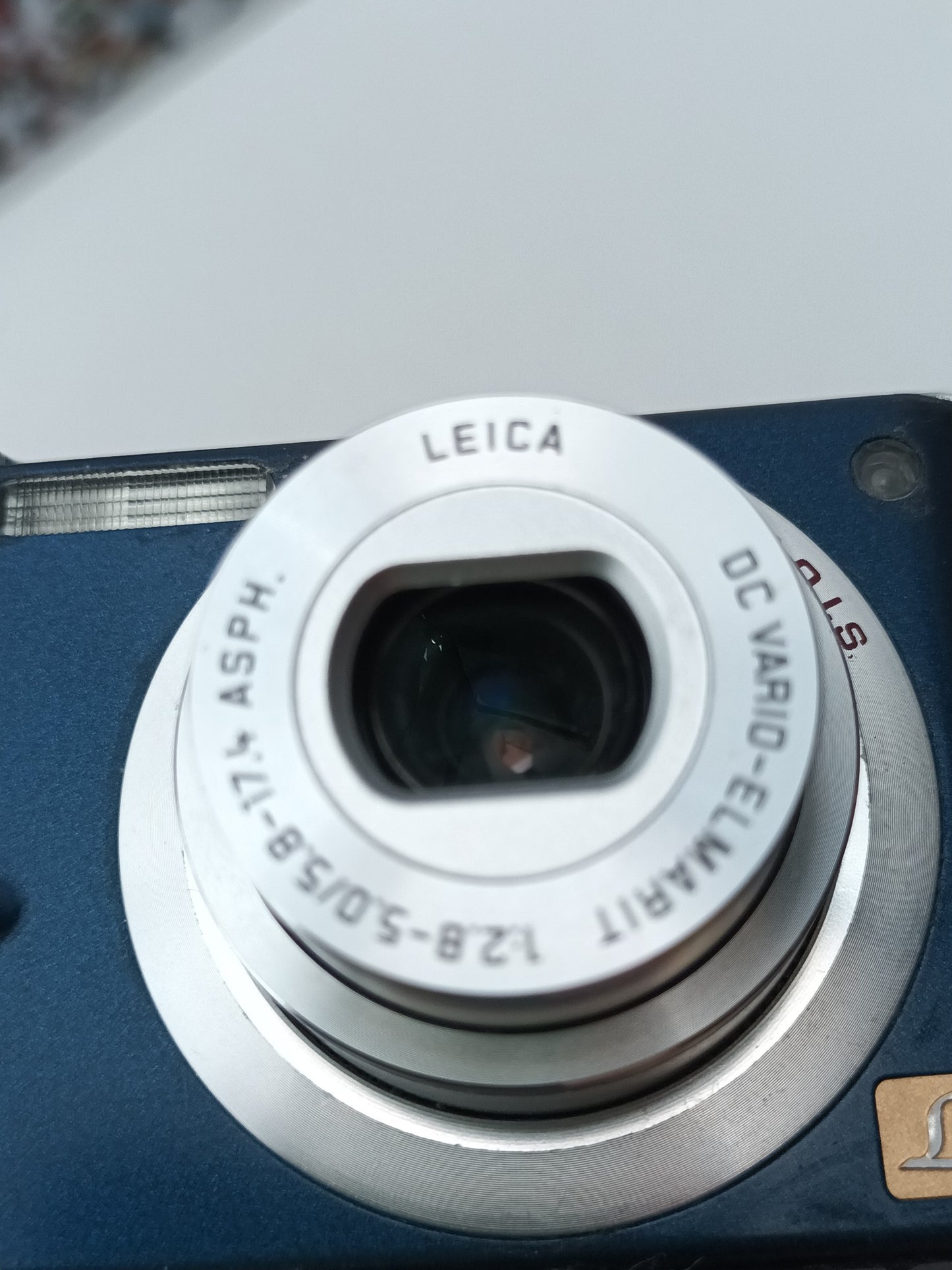 Used Panasonic Lumix DMC-FX8 blue Digital Camera (No charger)