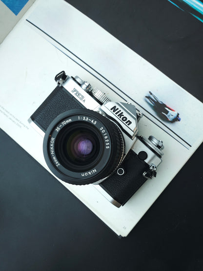 Nikon FM3A silver with Zoom-Nikkor 35-70mm F3.3-4.5
