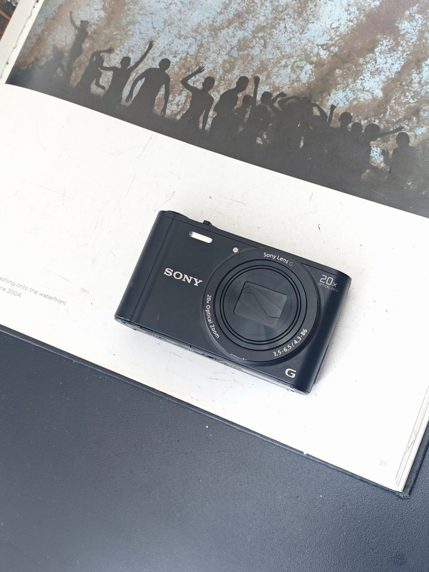 Used Sony Cyber Shot DSC-WX350 black Digital Camera [JPN only, No charger] #0319497