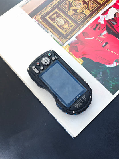Used Ricoh WG-4 blue Digital Camera [No charger]