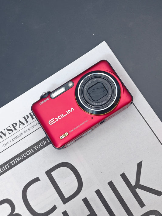 Used Casio EXILIM EX-FC160s red Digital Camera [No charger]