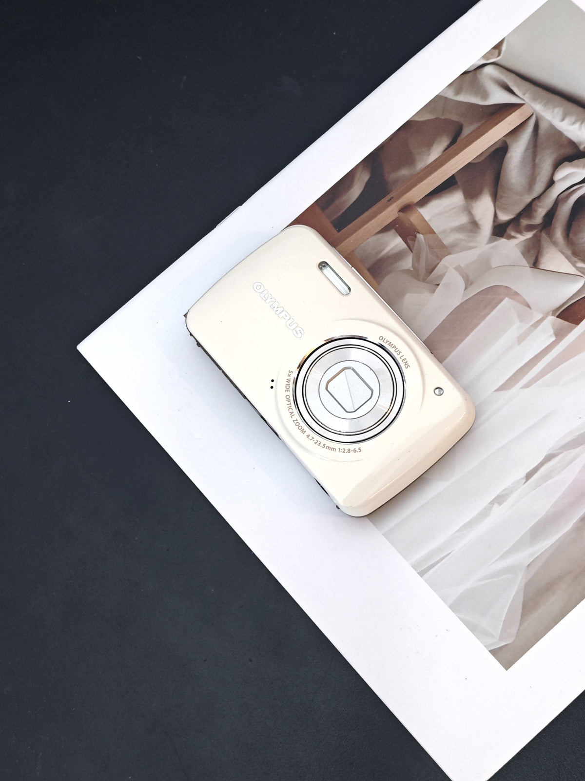 Used Olympus Stylus VH-210 white Digital Camera [with box]