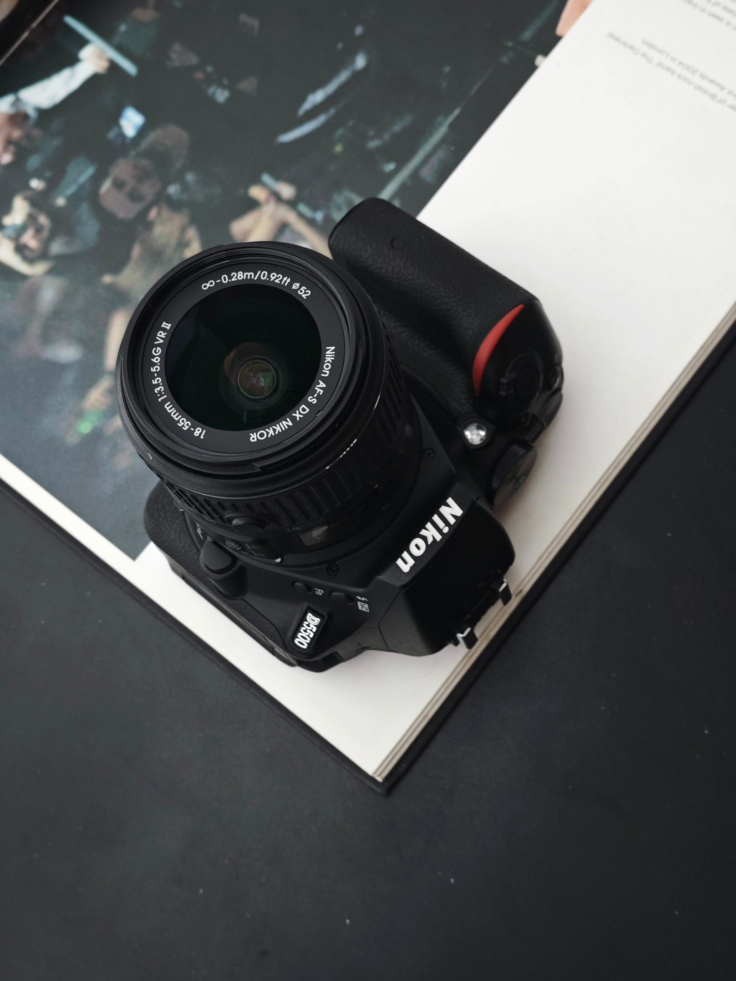 Used Nikon D5500 with Nikon DX VR AF-S 18-55mm F3.5-5.6 G II Digital Camera