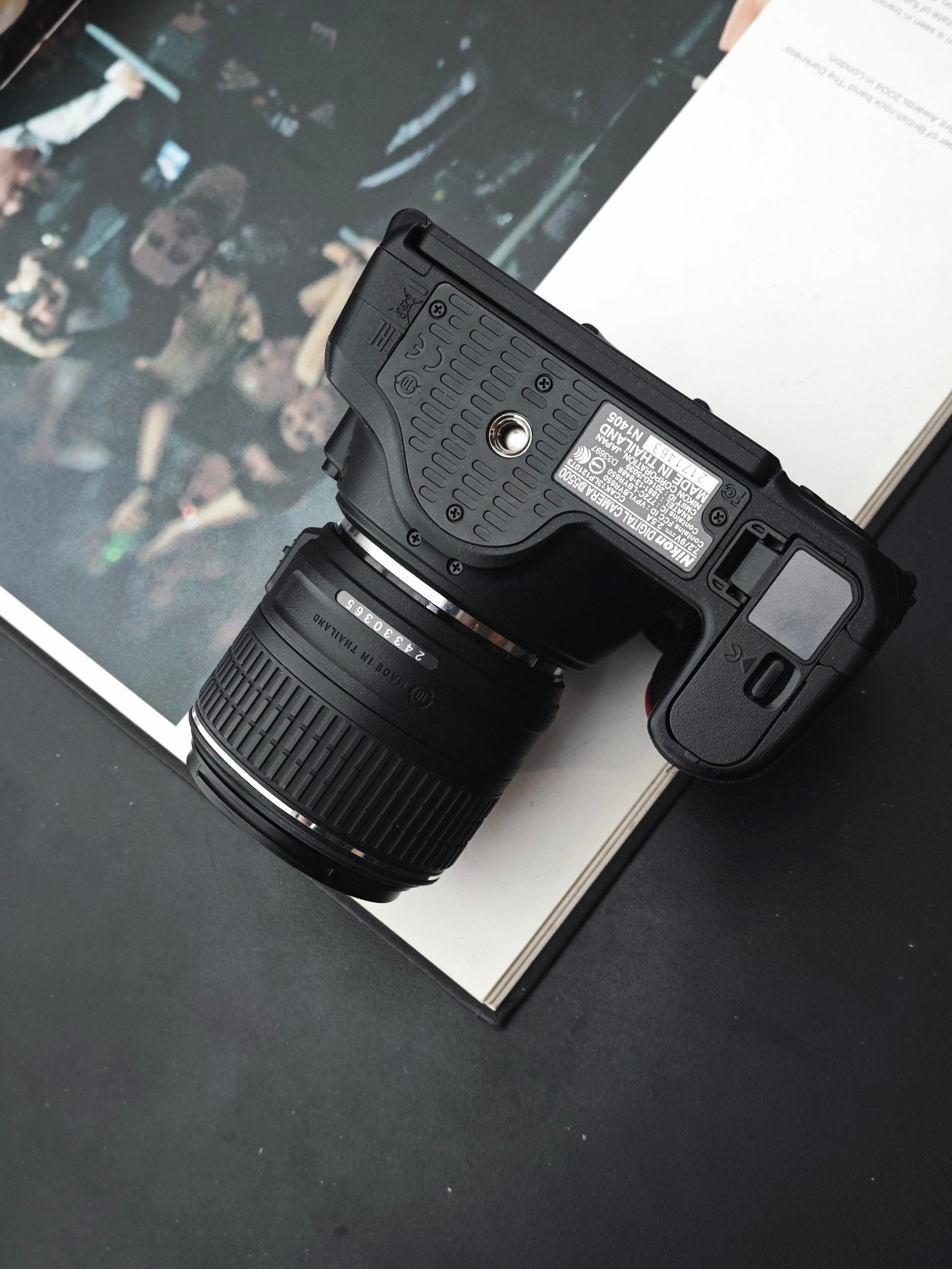 Used Nikon D5500 with Nikon DX VR AF-S 18-55mm F3.5-5.6 G II Digital Camera