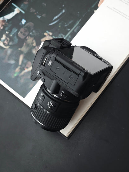 Used Nikon D5500 with Nikon DX VR AF-S 18-55mm F3.5-5.6 G II Digital Camera