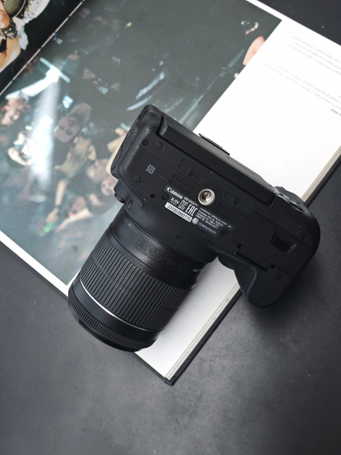 Used Canon EOS Kiss X8i with EF-S 18-55mm IS STM [No charger]