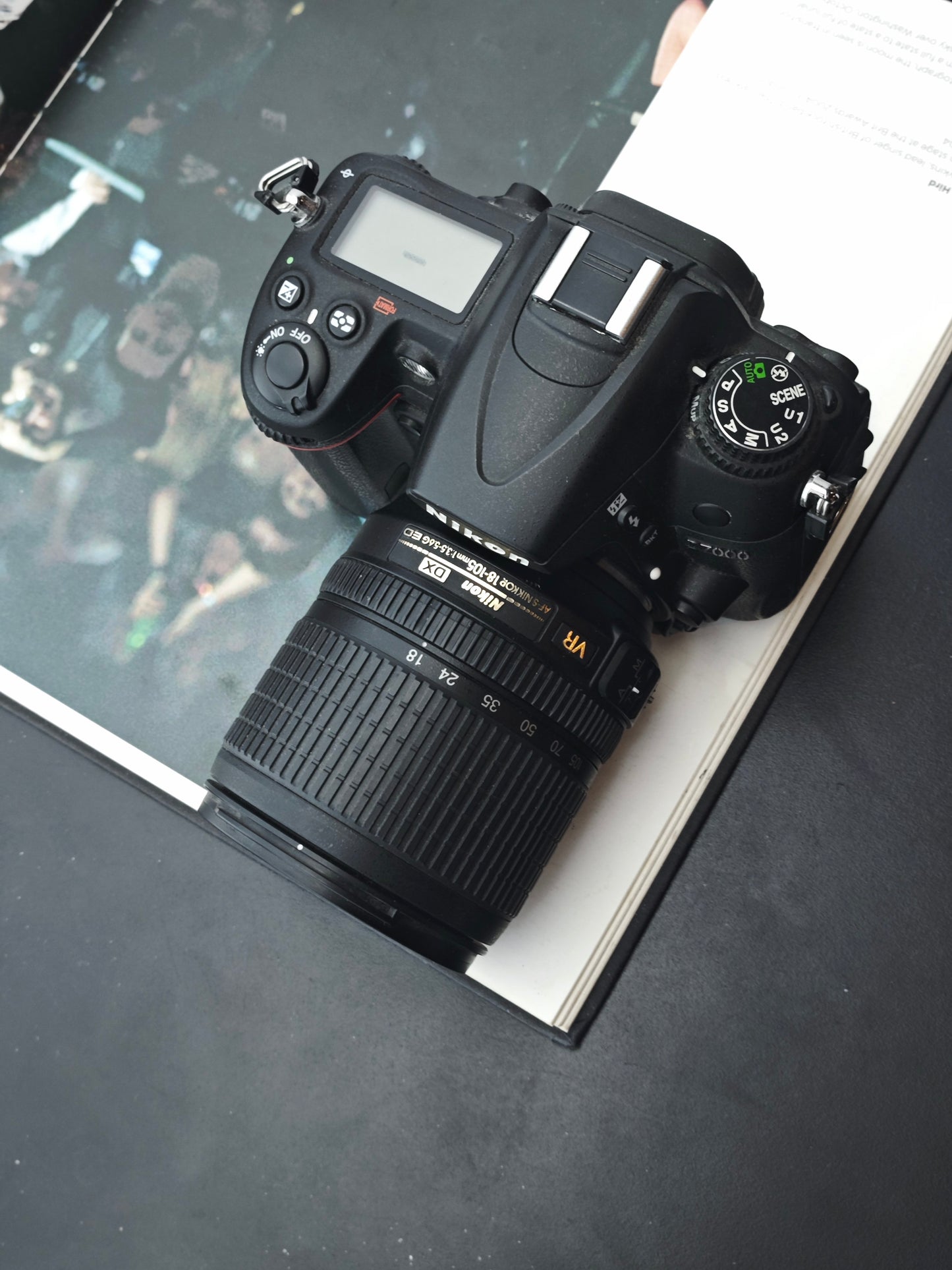 Used Nikon D7000 with DX VR AF-S Nikkor 18-105mm F3.5-5.6 G ED Digital Camera [No charger]