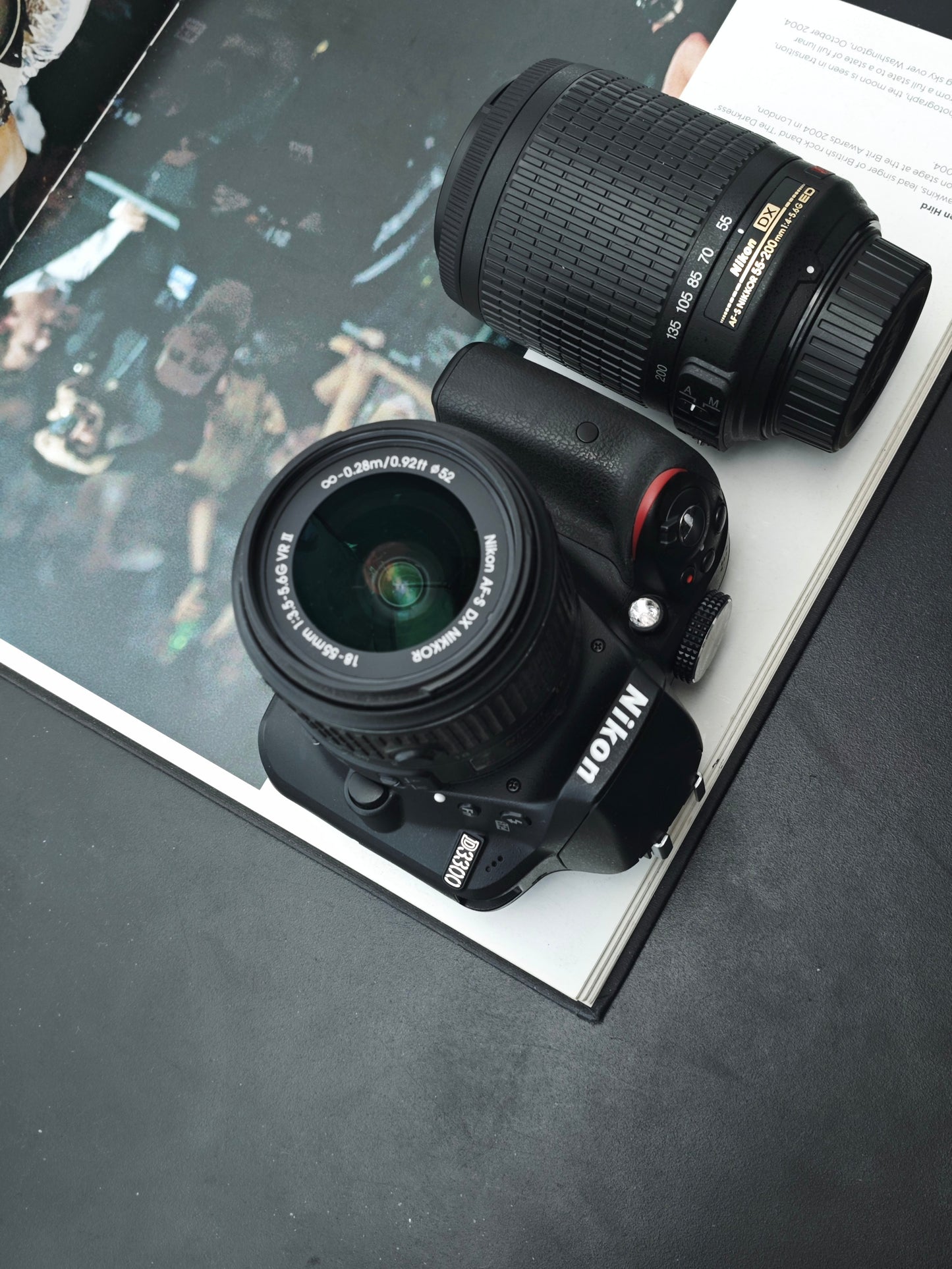 Used Nikon D3300 with Double Zoom Kit Digital Camera