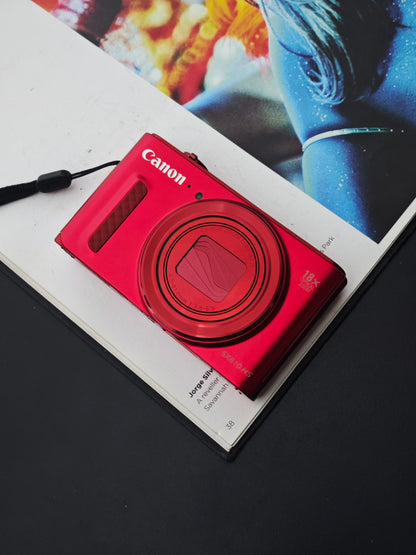 Used Canon PowerShot SX610 HS Red Digital Camera