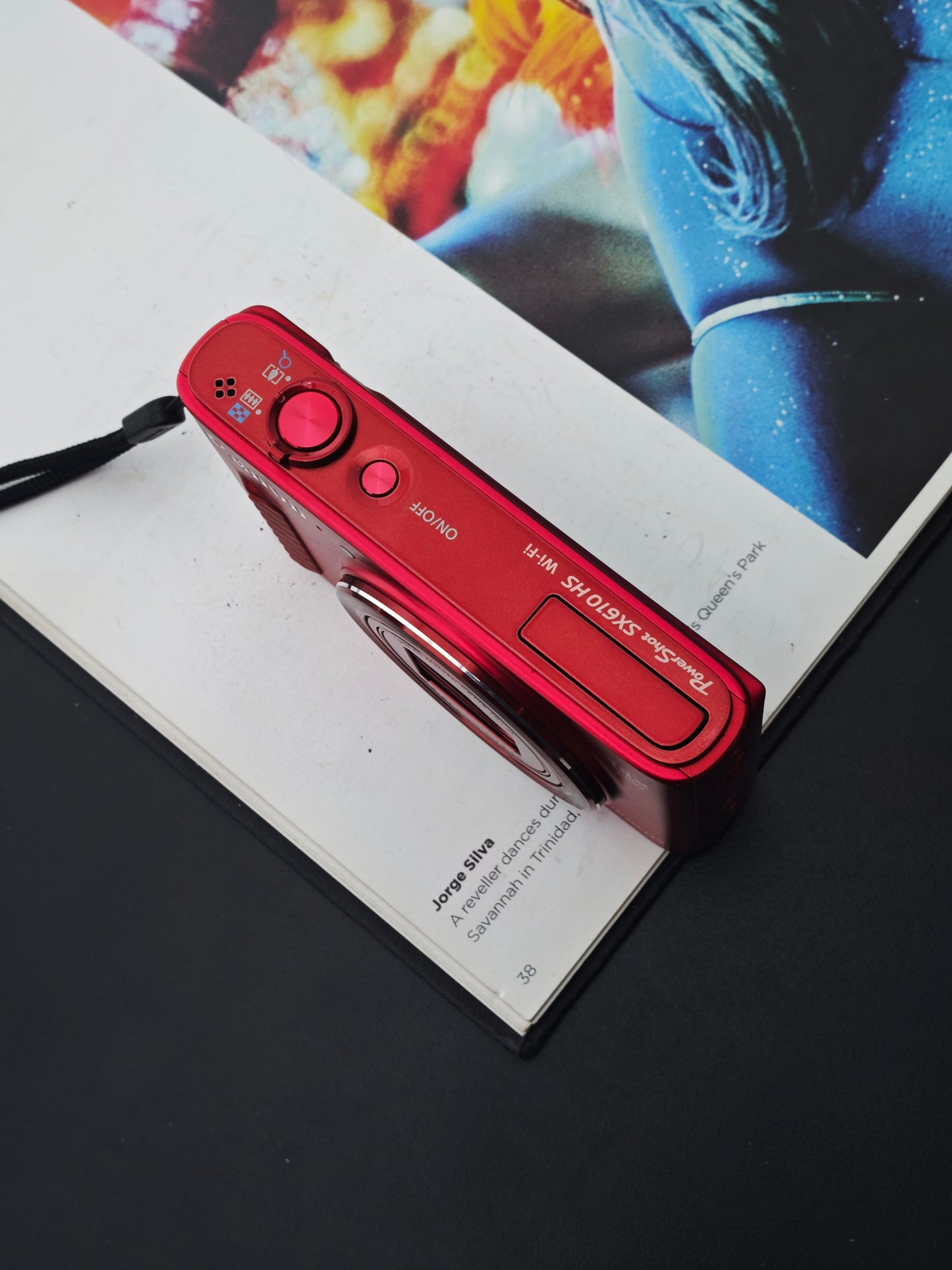 Used Canon PowerShot SX610 HS Red Digital Camera