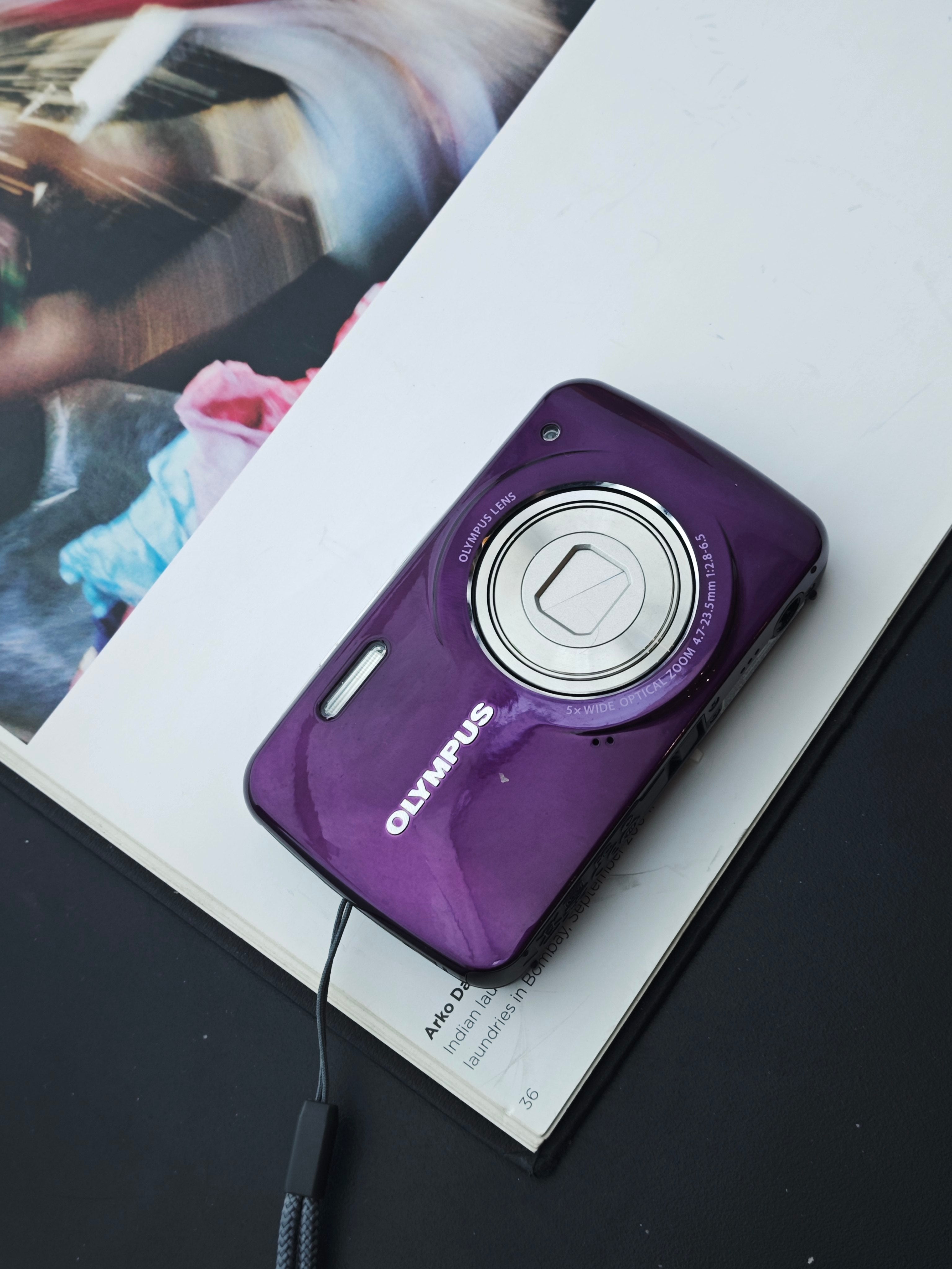 OLYMPUS VH-210 パープル 14MP デジタルカメラ OLYMPUS VH-210