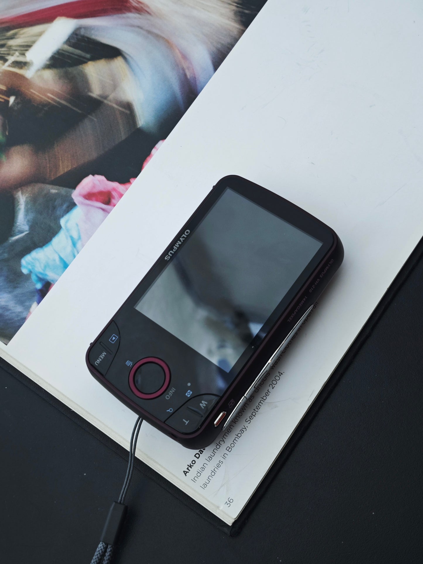 Used Olympus VH-210 purple Digital Camera [No charger]