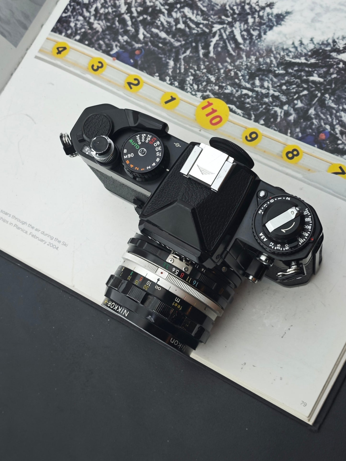 Nikon FE black with Nikon Nikkor-H Auto 28mm F3.5