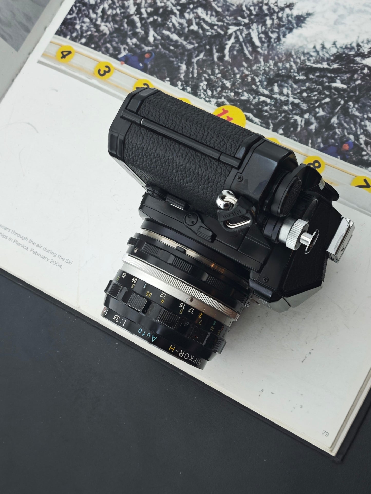 Nikon FE black with Nikon Nikkor-H Auto 28mm F3.5