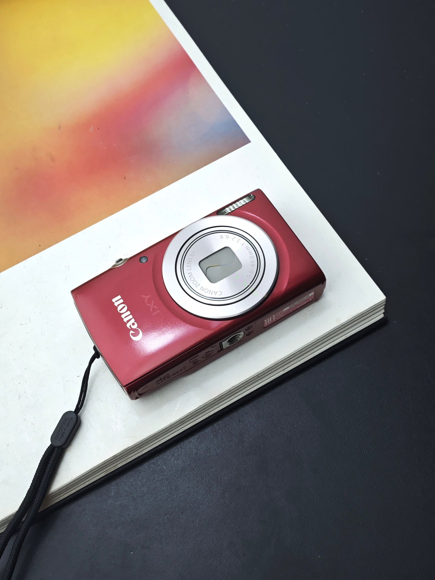 Used Canon IXY 200 red Digital Camera [No charger]