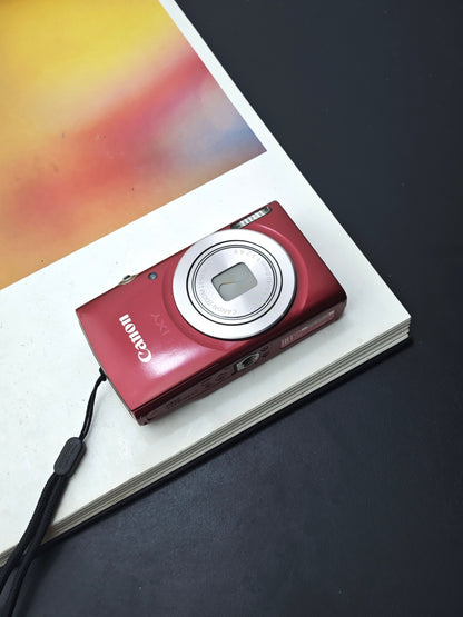 Used Canon IXY 200 red Digital Camera [No charger]