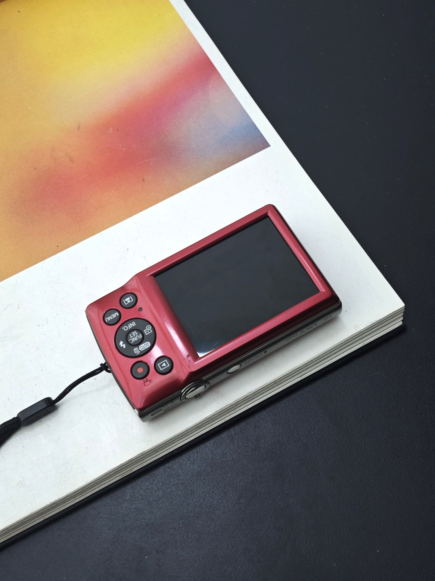 Used Canon IXY 200 red Digital Camera [No charger]