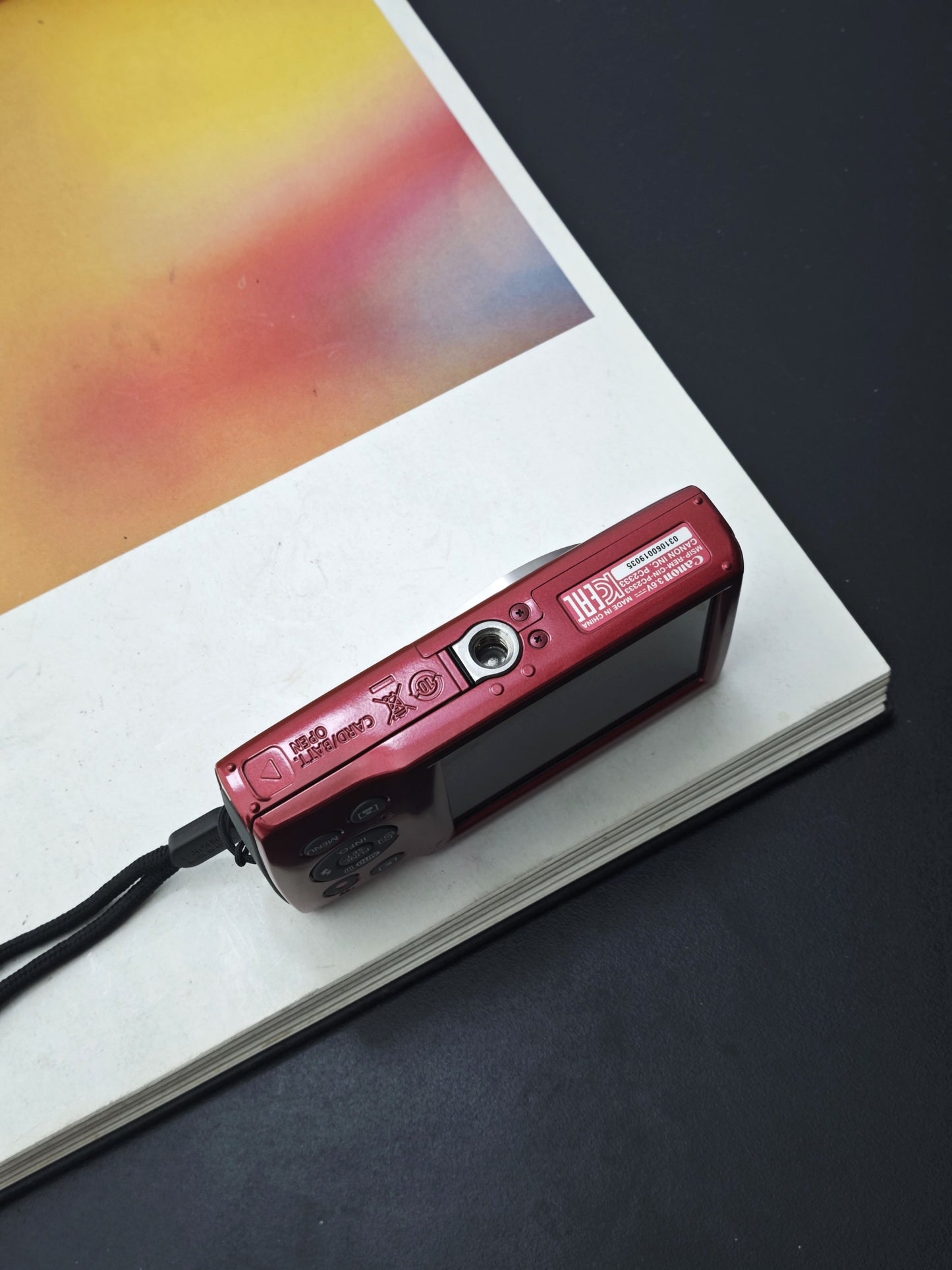 Used Canon IXY 200 red Digital Camera [No charger]