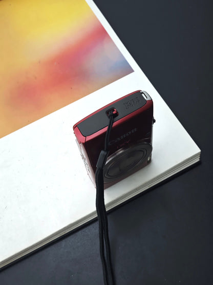 Used Canon IXY 200 red Digital Camera [No charger]