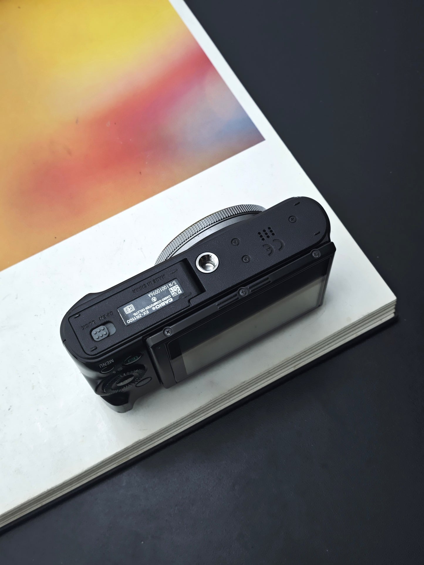 Used Casio EXILIM EX-ZR1100 black Digital Camera [No charger]