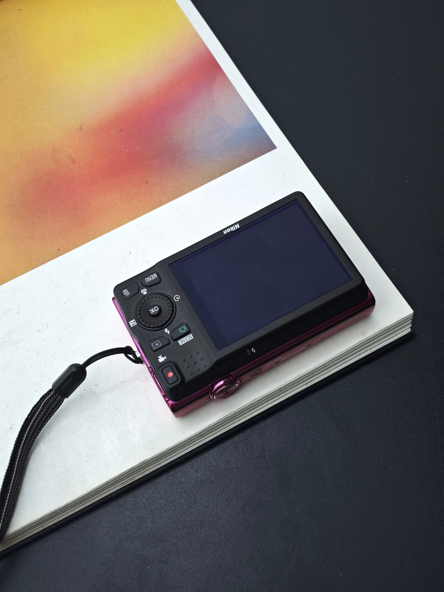 Used Nikon Coolpix S6200 pink Digital Camera [No charger]