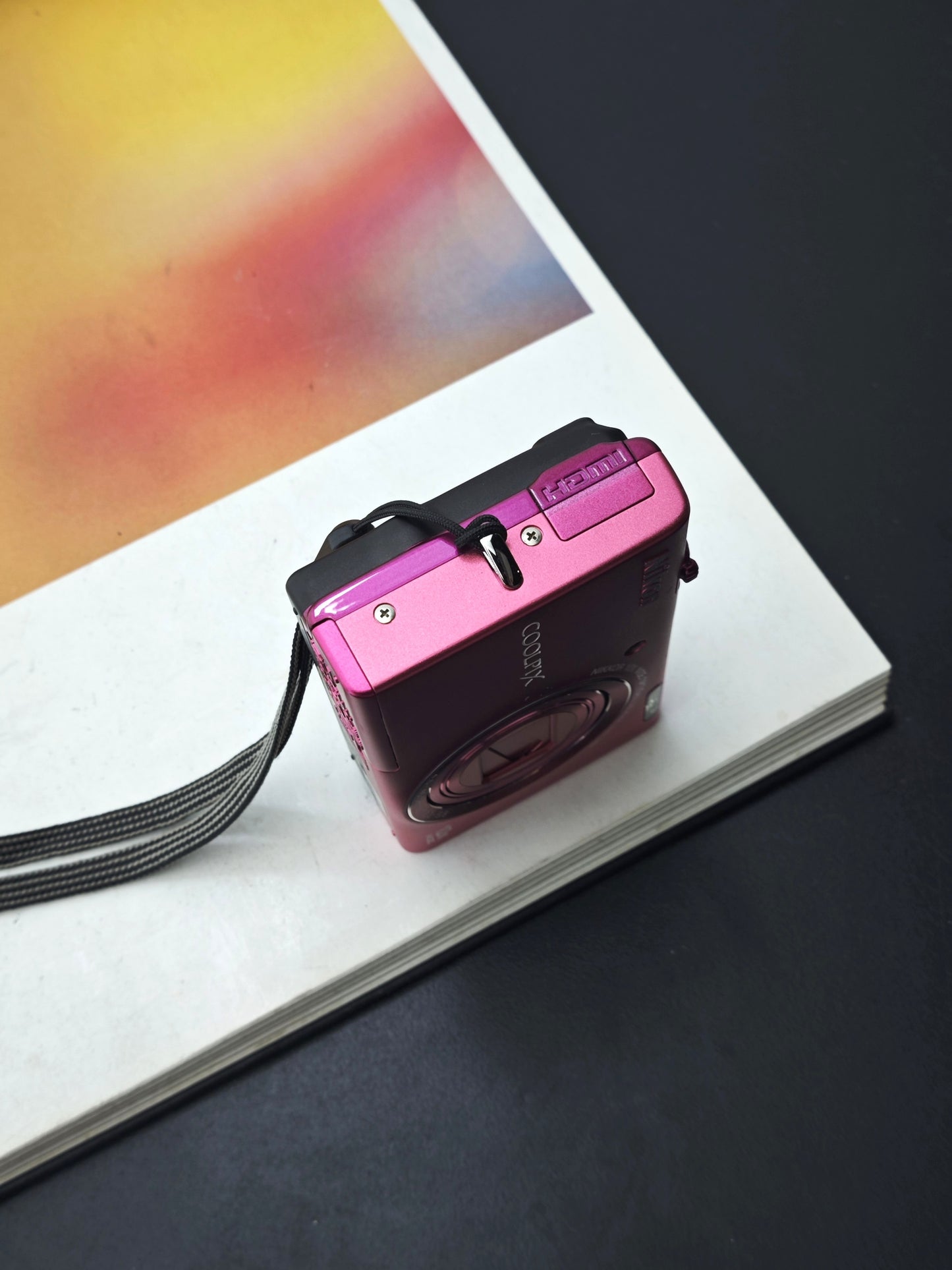 Used Nikon Coolpix S6200 pink Digital Camera [No charger]