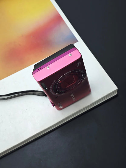 Used Nikon Coolpix S6200 pink Digital Camera [No charger]