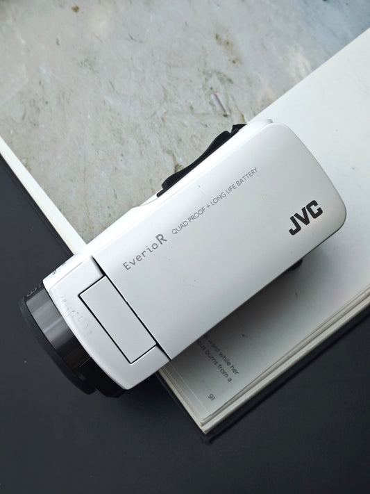 Used JVC Everio P GZ-R470-W Handycam [No charger]