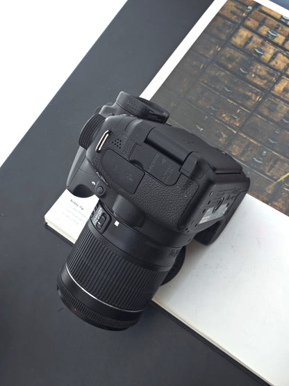 Used Canon EOS 70D with Double Zoom Kit Digital Camera