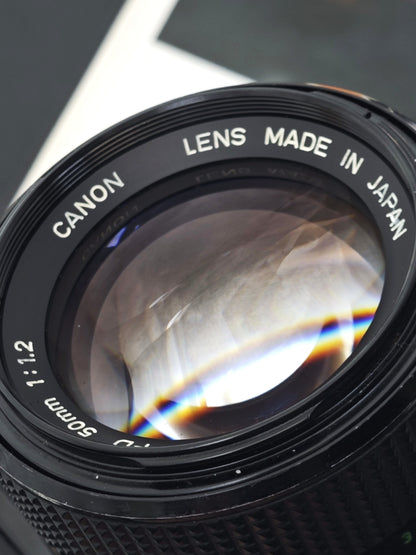 Canon F-1 with Canon Lens FD 50mm F1.2