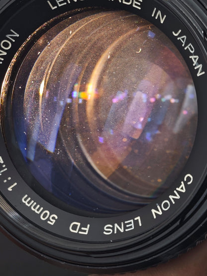 Canon F-1 with Canon Lens FD 50mm F1.2