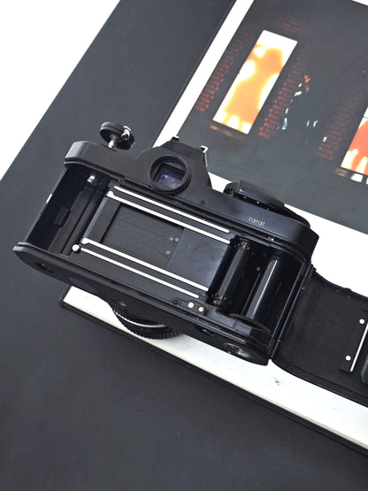 Nikon FM2 black with Nikon Nikkor 35mm F2.8 Ai