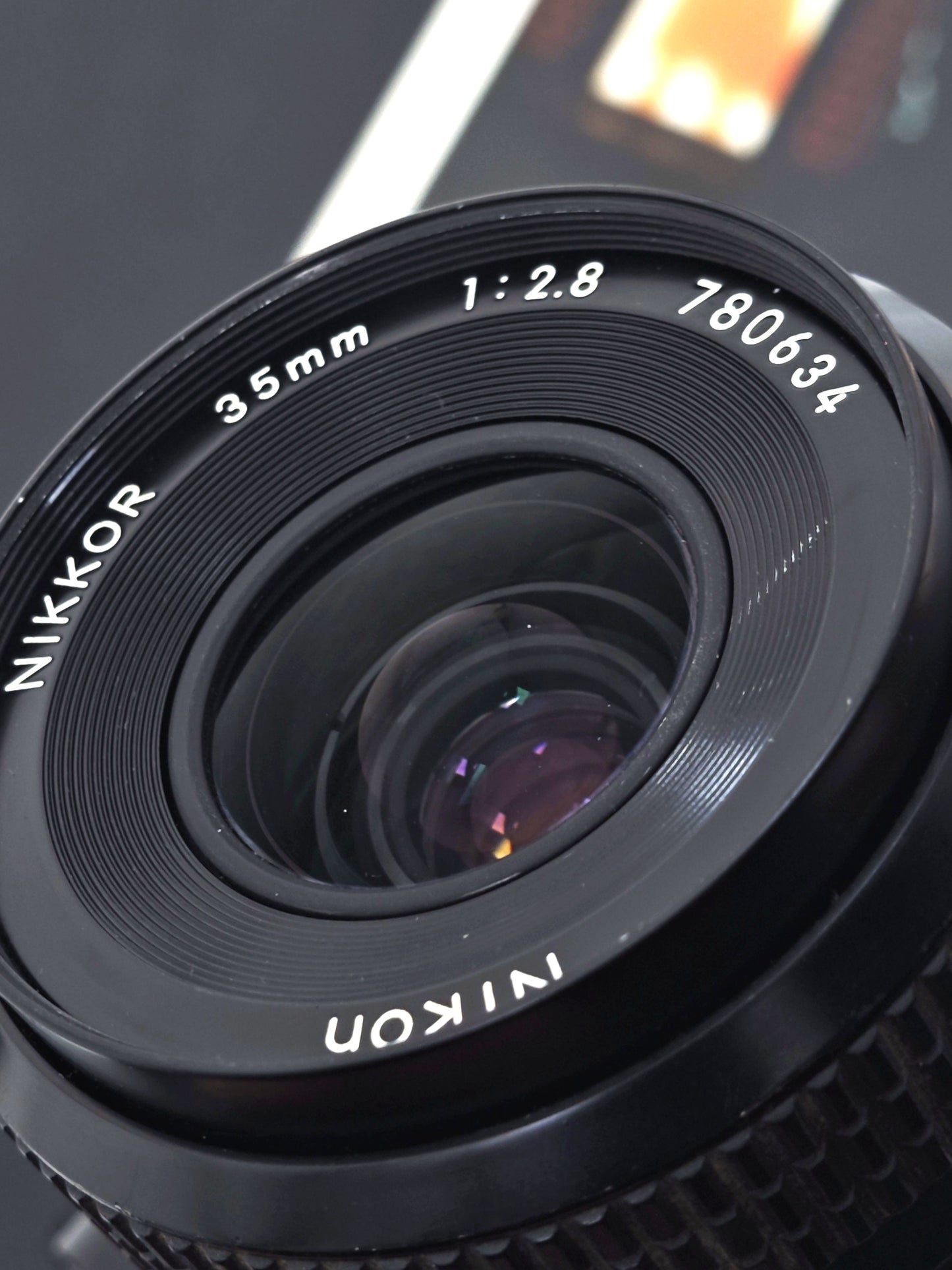 Nikon FM2 black with Nikon Nikkor 35mm F2.8 Ai