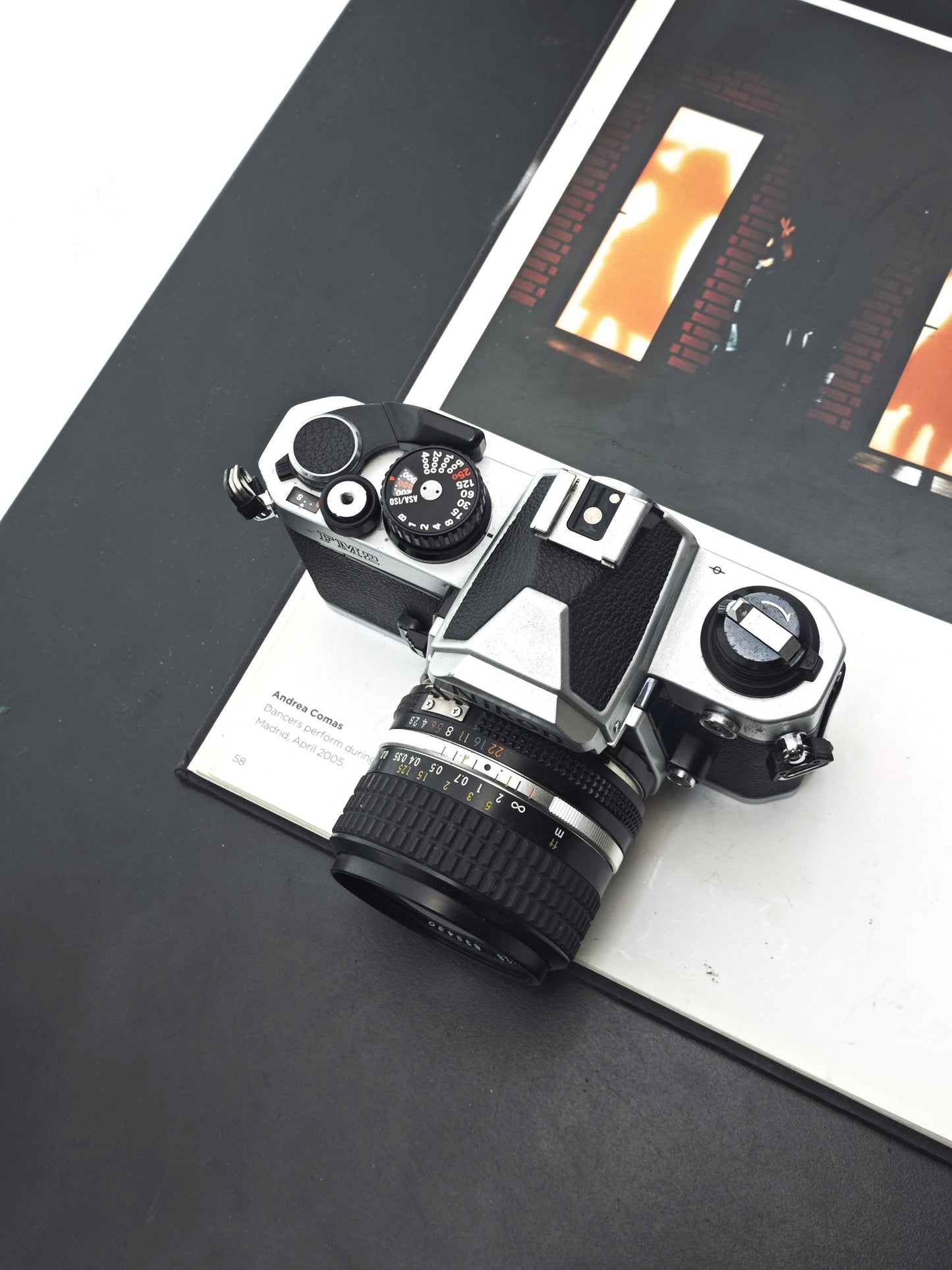 Nikon FM2 N8 silver with Nikon Nikkor 24mm F2.8 Ai-S