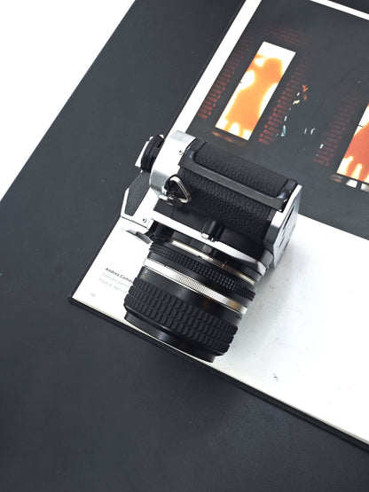 Nikon FM2 N8 silver with Nikon Nikkor 24mm F2.8 Ai-S