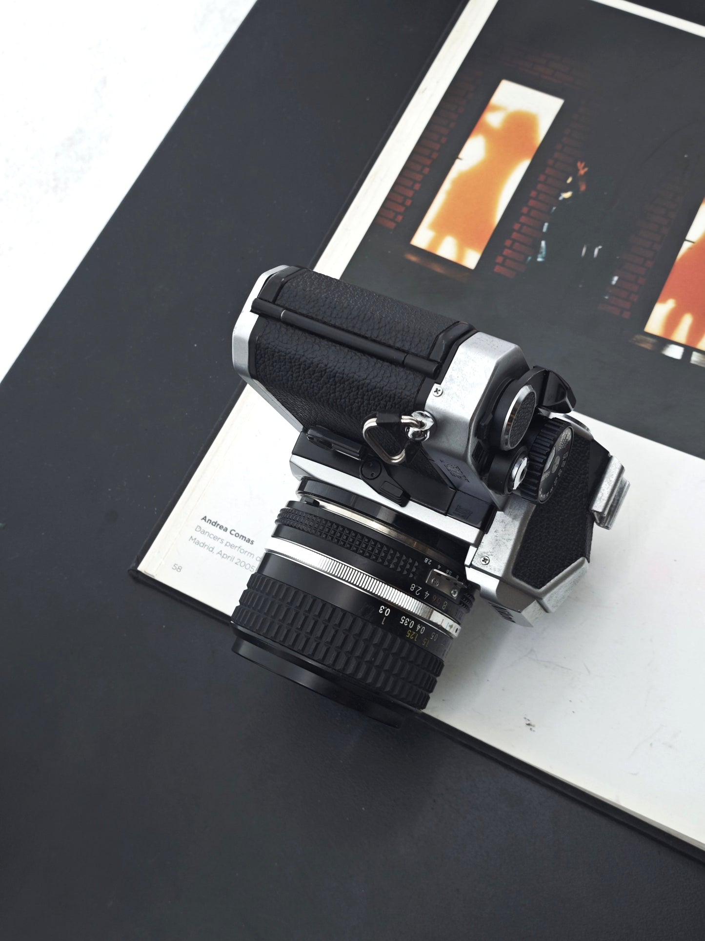 Nikon FM2 N8 silver with Nikon Nikkor 24mm F2.8 Ai-S