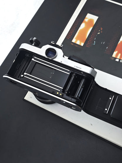 Nikon FM2 N8 silver with Nikon Nikkor 24mm F2.8 Ai-S