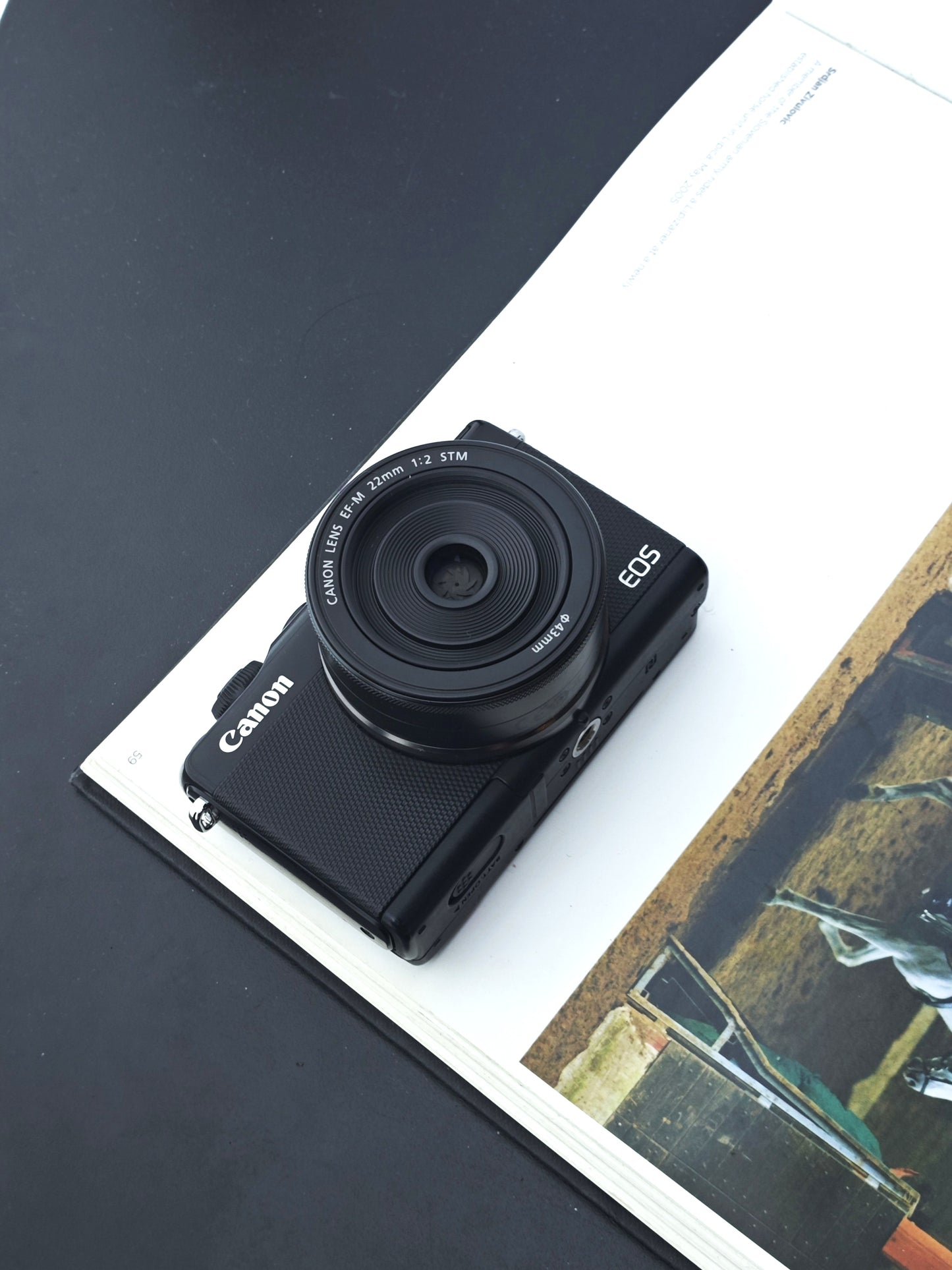 Used Canon EOS M100 with EF-M 22mm F2 STM [No charger]