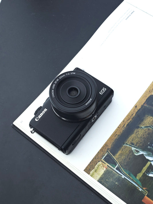 Used Canon EOS M100 with EF-M 22mm F2 STM [No charger]