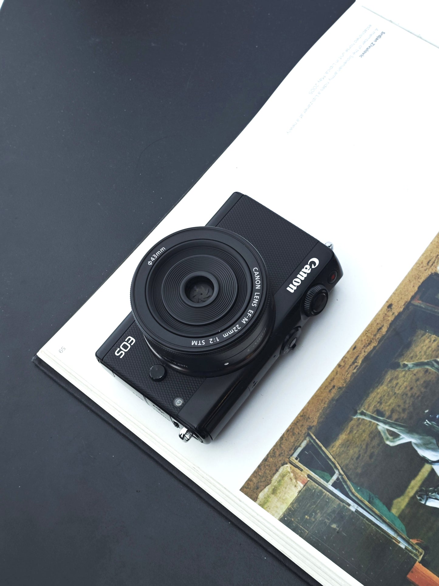 Used Canon EOS M100 with EF-M 22mm F2 STM [No charger]