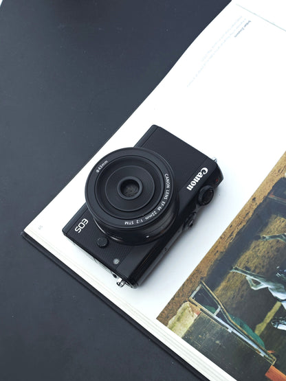 Used Canon EOS M100 with EF-M 22mm F2 STM [No charger]