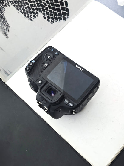 Used Canon EOS Kiss X7 with EF 50mm F1.8 II Digital Camera #071074004605