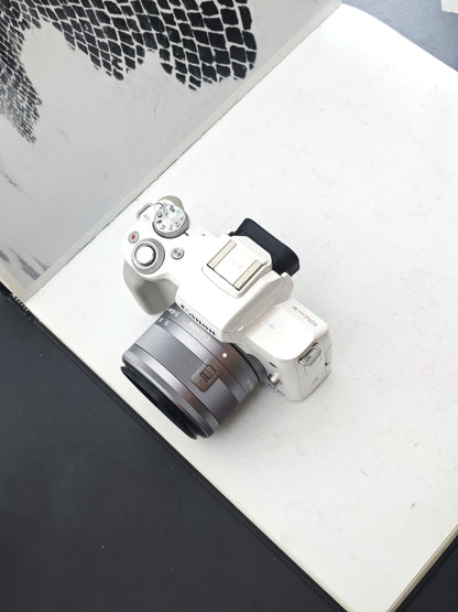 Used Canon EOS Kiss M with 3 lenses Digital Camera