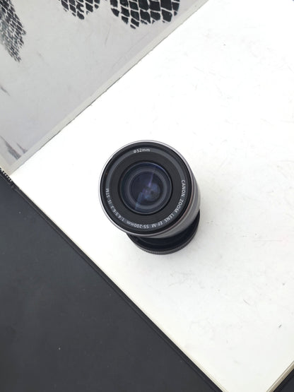 Used Canon EOS Kiss M with 3 lenses Digital Camera