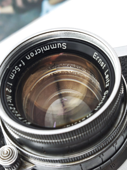 Leica M2 with Ernst Leitz Gmbh Wetzlar Summicron 50mm F2 #1138496