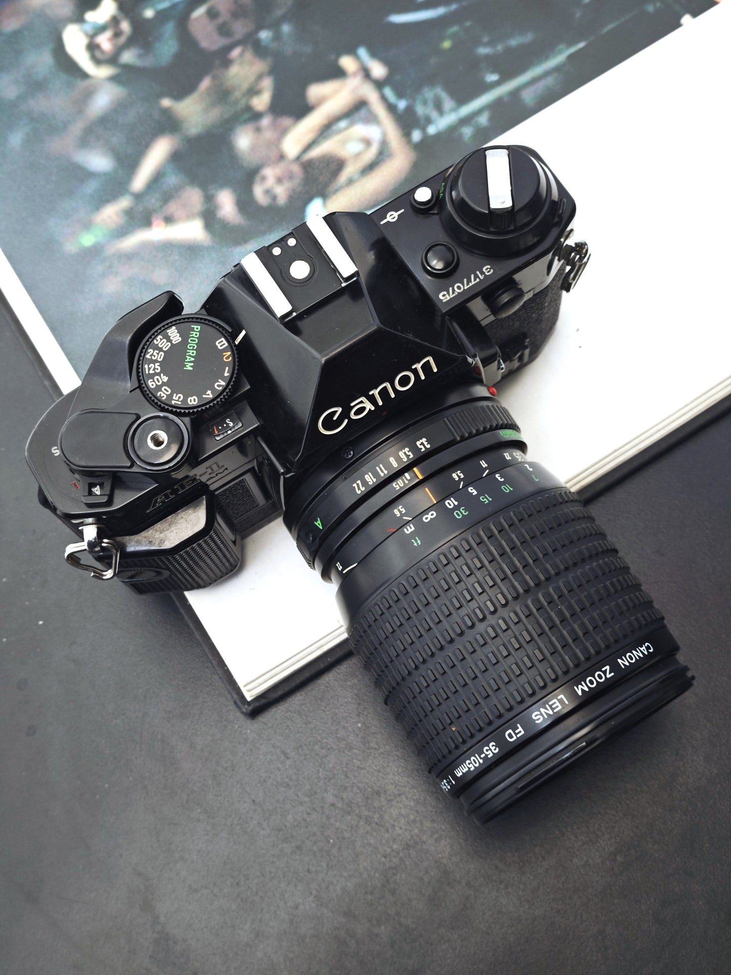 Canon AE-1 Program with Canon Zoom Lens FD 35-105mm F3.5-4.5