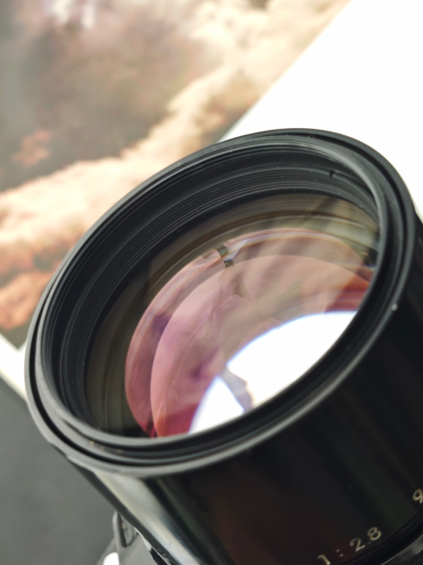 Nikon F2 black with Nikon Nikkor 135mm  F2.8 Ai-S